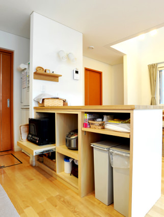 空間を楽しむ家 キッチン