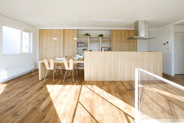 100年「空間」の家 リビング・ダイニング