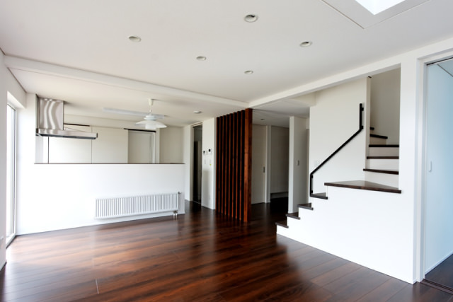 家族を繋ぐ家 リビング