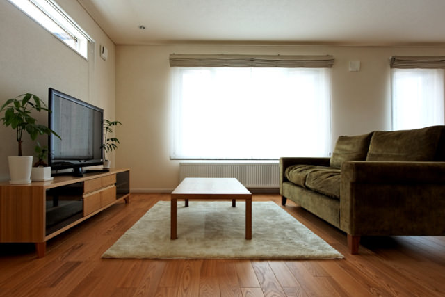 シンプルライフの家 リビング