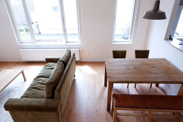 シンプルライフの家 リビング