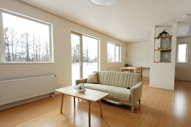 家事を楽しむ家 リビング