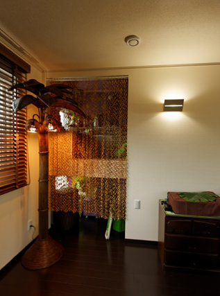 南国を想う家 照明