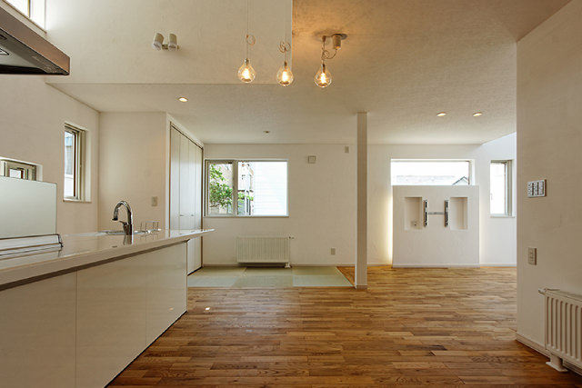 やさしい家Ⅲ キッチン・リビング