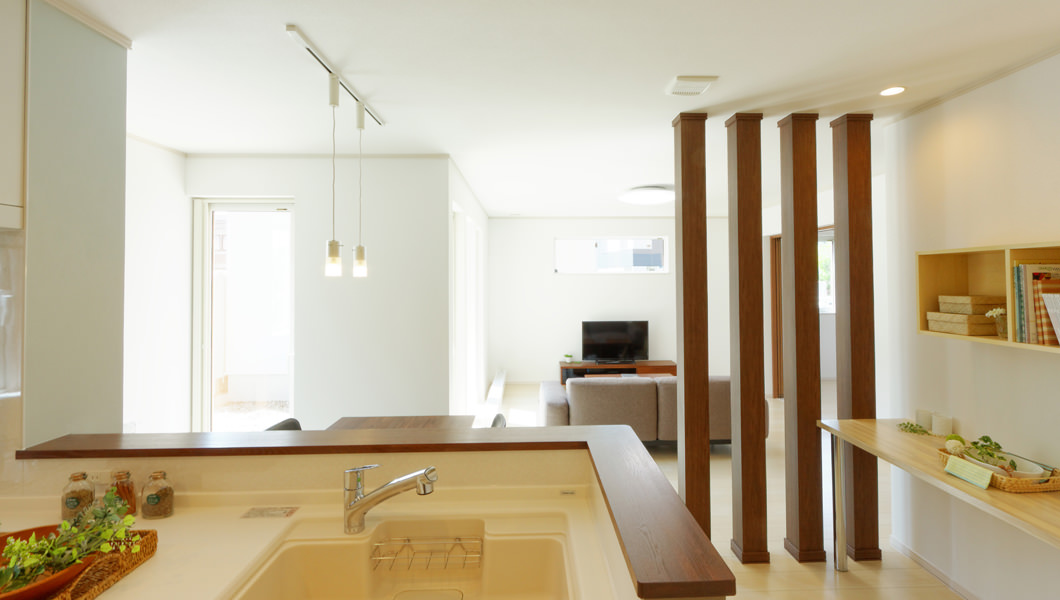 M.I様邸 キッチン・
リビング