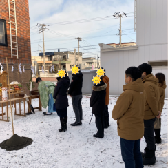 地鎮祭を執り行いました。